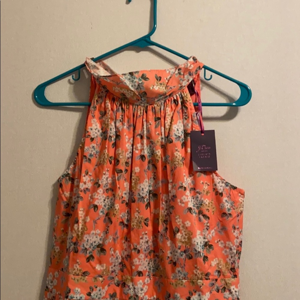 NEW with Tags J. Crew Floral Jumpsuit, Size 10 - Picture 3 of 7